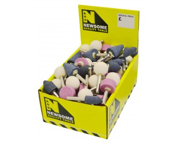 Box of Assorted Mounted Grinding Stones (Micro Box)